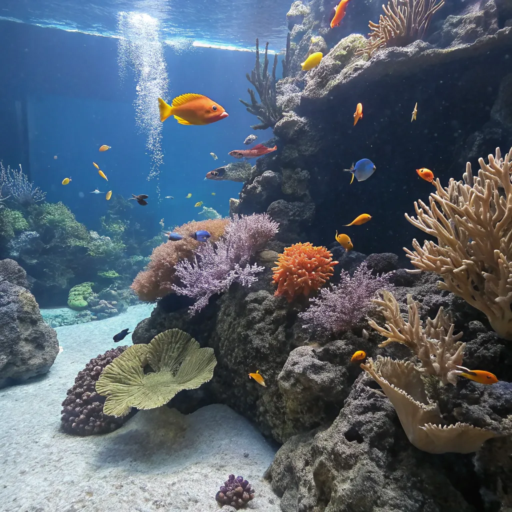 Beautiful Aquarium Scene