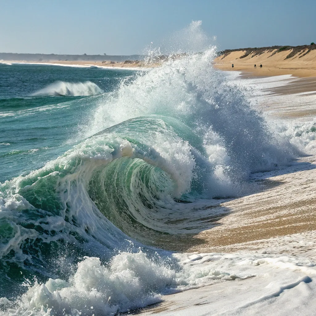 Ocean wave illustration